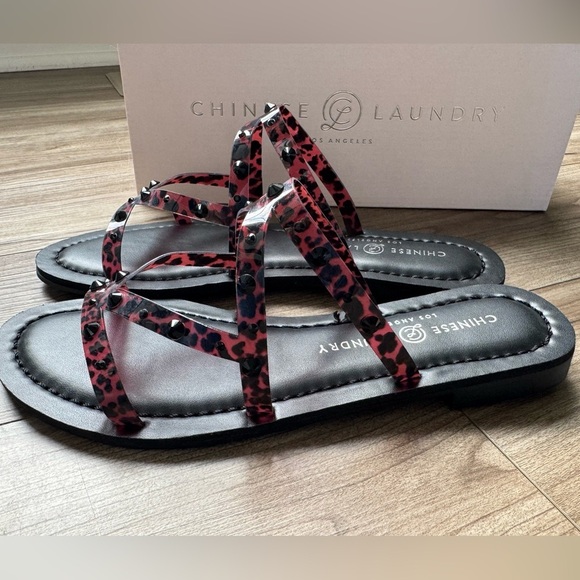 CHINESE LAUNDRY Coralie Cheetah Casual
Sandal Sz 8 New in box - Picture 6 of 13